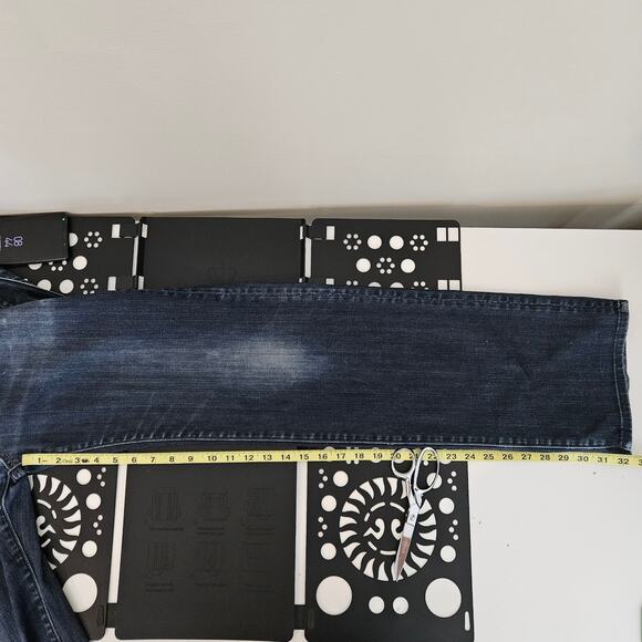 7 For All Mankind Austyn Blue Denim Jeans | Men's 32 - Picture 10 of 15